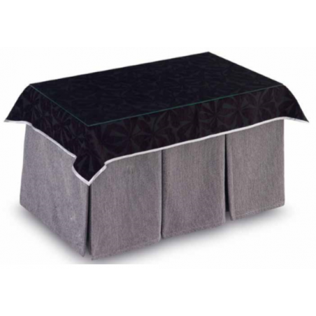 Mesa Camilla Modelo Rocky de 110x70 o 120x70 con Enaguas Incluidas