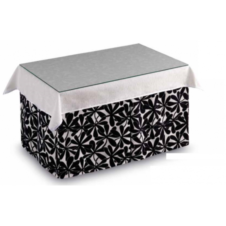 Mesa Camilla Modelo Rocky de 110x70 o 120x70 con Enaguas Incluidas