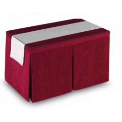 Mesa Camilla Modelo Rocky de 110x70 o 120x70 con Enaguas Incluidas
