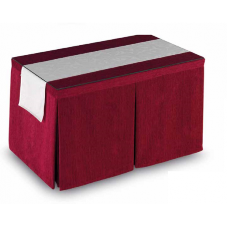 Mesa Camilla Modelo Rocky de 110x70 o 120x70 con Enaguas Incluidas