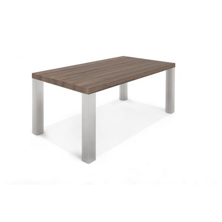MESA DE COMEDOR SAMARKANDA MDF-ACERO INOXIDABLE VARIAS MEDIDAS
