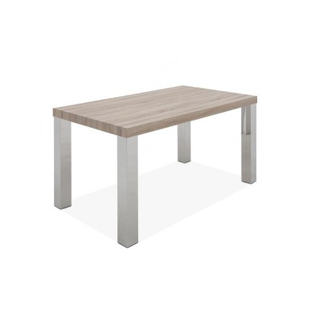 MESA DE COMEDOR SAMARKANDA MDF-ACERO INOXIDABLE VARIAS MEDIDAS