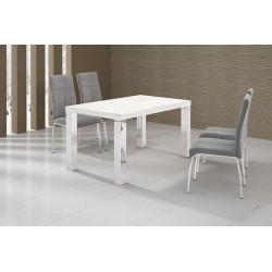 MESA DE COMEDOR SAMARKANDA MDF-ACERO INOXIDABLE VARIAS MEDIDAS