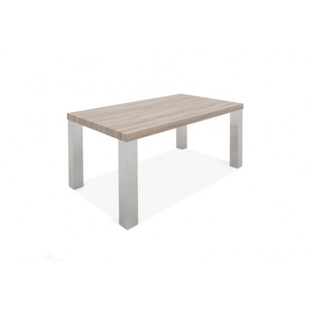 MESA DE COMEDOR SAMARKANDA MDF-ACERO INOXIDABLE VARIAS MEDIDAS