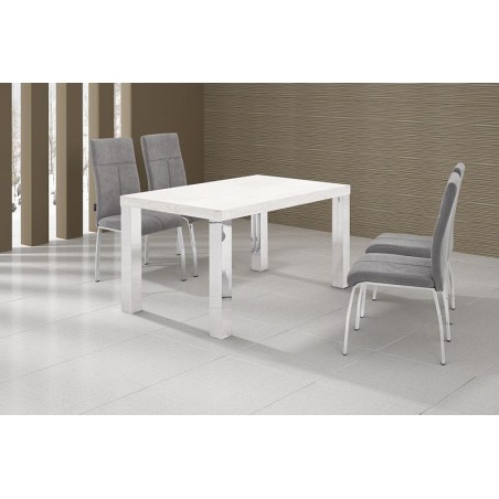 MESA DE COMEDOR SAMARKANDA MDF-ACERO INOXIDABLE VARIAS MEDIDAS