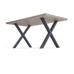MESA DE COMEDOR PANORAMA MDF-ACERO VARIAS MEDIDAS
