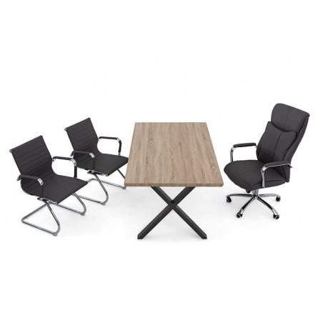 MESA DE COMEDOR PANORAMA MDF-ACERO VARIAS MEDIDAS