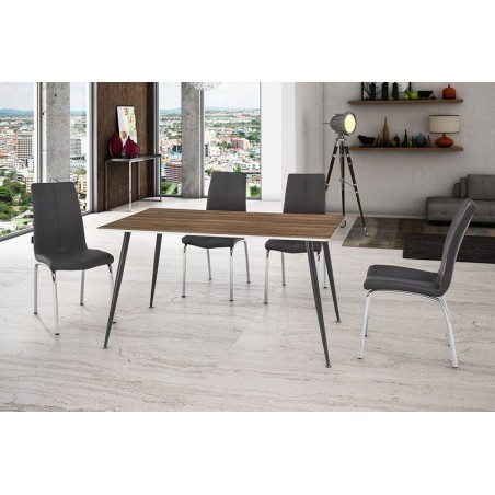 MESA DE COMEDOR PANAMA MDF-ACERO VARIAS MEDIDAS