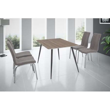MESA DE COMEDOR PANAMA MDF-ACERO VARIAS MEDIDAS