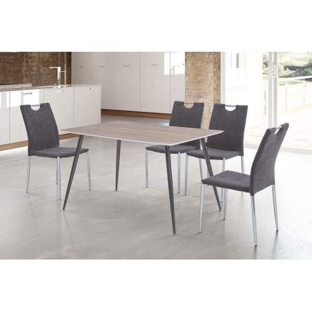 MESA DE COMEDOR PANAMA MDF-ACERO VARIAS MEDIDAS