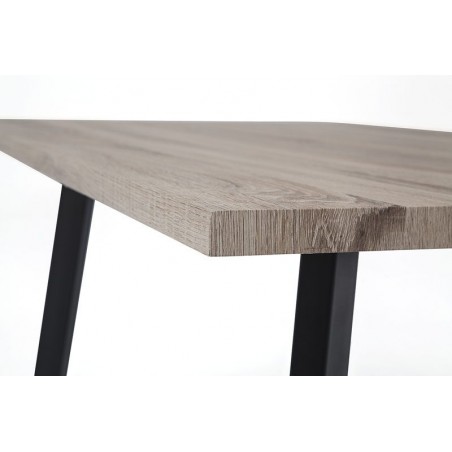 Mesa Comedor Krisis 140x80 Mdf -Metal Negro Varios Colores