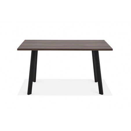 Mesa Comedor Krisis 140x80 Mdf -Metal Negro Varios Colores