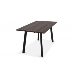 Mesa Comedor Krisis 140x80 Mdf -Metal Negro Varios Colores