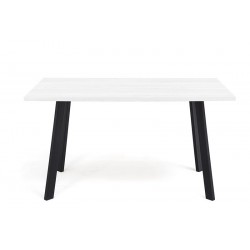 Mesa Comedor Krisis 140x80 Mdf -Metal Negro Varios Colores