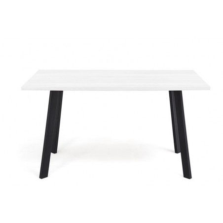 Mesa Comedor Krisis 140x80 Mdf -Metal Negro Varios Colores