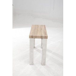 CONSOLA MODELO BORA-BORA MDF-ACERO 110X40 VARIOS COLORES