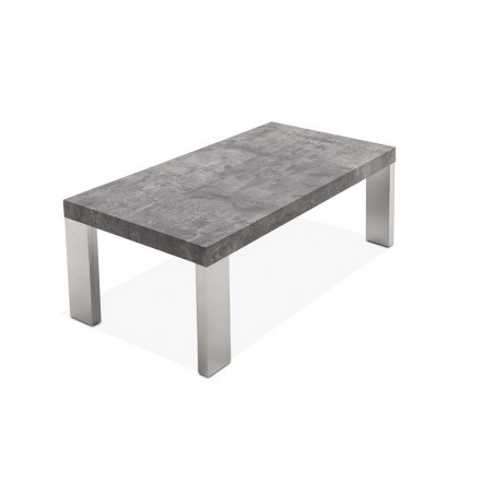 MESA DE CENTRO BÓSFORO MDF-ACERO INOXIDABLE 120X60 VARIOS COLORES