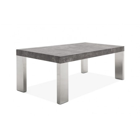 MESA DE CENTRO BÓSFORO MDF-ACERO INOXIDABLE 120X60 VARIOS COLORES