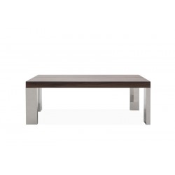 MESA DE CENTRO BÓSFORO MDF-ACERO INOXIDABLE 120X60 VARIOS COLORES