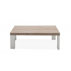 MESA DE CENTRO BÓSFORO MDF-ACERO INOXIDABLE 120X60 VARIOS COLORES