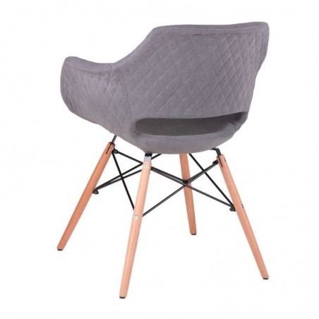 SILLA COMEDOR MODELO DINE TAPIZADA VARIOS COLORES