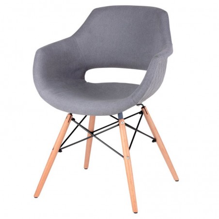 SILLA COMEDOR MODELO DINE TAPIZADA VARIOS COLORES