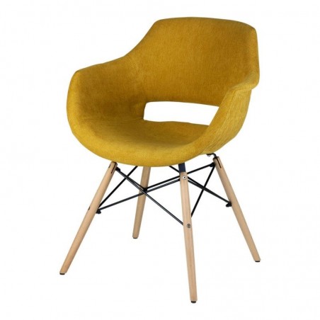 SILLA COMEDOR MODELO DINE TAPIZADA VARIOS COLORES