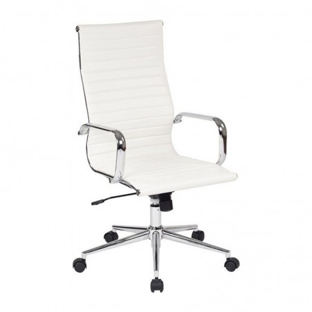 SILLÓN DE OFICINA MODELO BUDAPEST SÍMIL PIEL ALTO