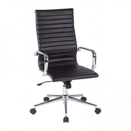 SILLÓN DE OFICINA MODELO BUDAPEST SÍMIL PIEL ALTO