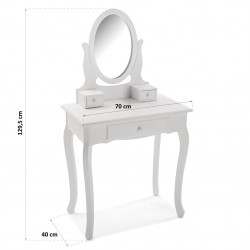 TOCADOR KATE  BLANCO - Imagen 3