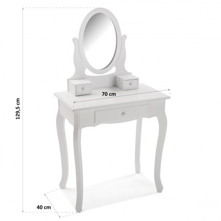 TOCADOR KATE  BLANCO - Imagen 3