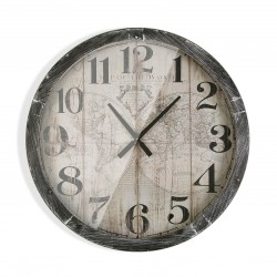 RELOJ PARED MAP WORLD 76,5CM - Imagen 2