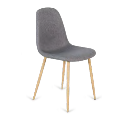 Silla Diseño Tulip Tapizada Modelo Córdoba
