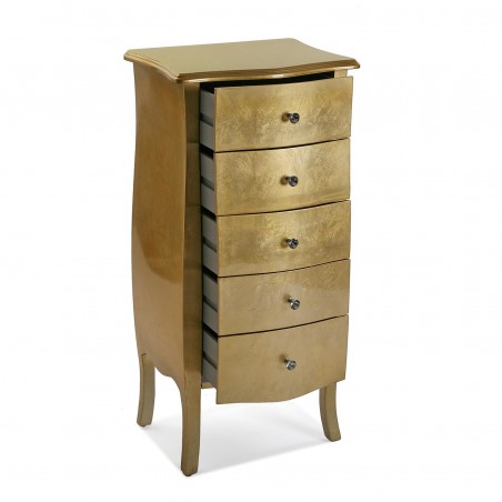 MESA COMODA DORADA CAGLIARI - Imagen 2