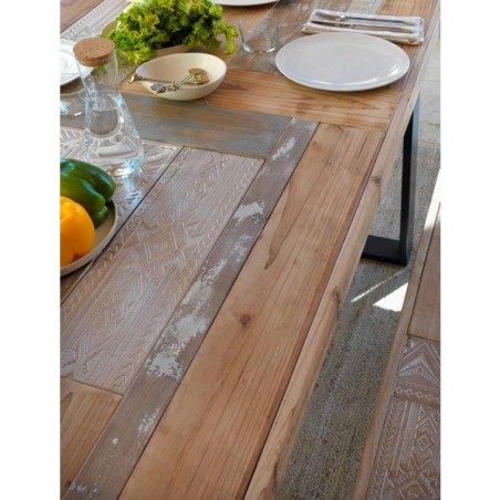 MESA COMEDOR FIJA MODELO LOX VARIAS MEDIAS - VARIOS COLORES