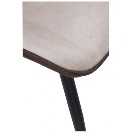 SILLÓN GIRATORIO TAPIZADO MODELO MAURO PATAS METALICAS TERCIOPELO AZUL