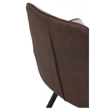 SILLÓN GIRATORIO TAPIZADO MODELO MAURO PATAS METALICAS TERCIOPELO AZUL