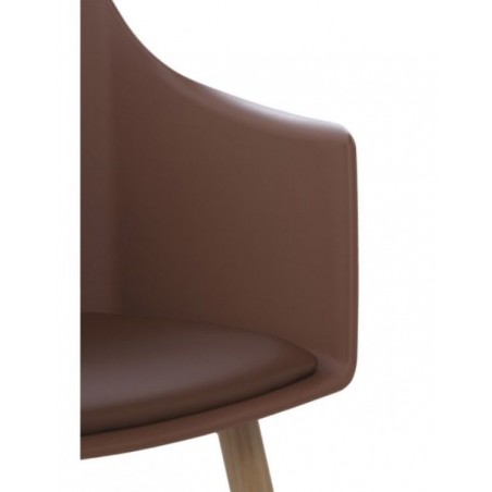 SILLÓN GIRATORIO TAPIZADO MODELO MAURO PATAS METALICAS TERCIOPELO AZUL
