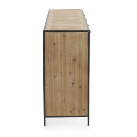 APARADOR 3 PUERTAS 3 CAJONES MODELO DISSET MADERA DE ACACIA 160x105