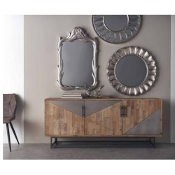 APARADOR 3 PUERTAS 3 CAJONES MODELO DISSET MADERA DE ACACIA 160x105