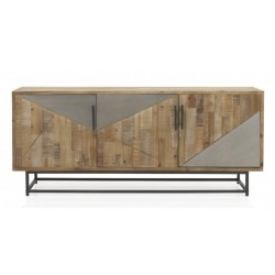 APARADOR 3 PUERTAS 3 CAJONES MODELO DISSET MADERA DE ACACIA 160x105