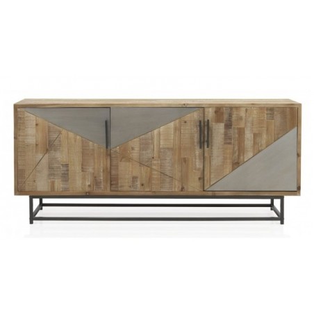 APARADOR 3 PUERTAS 3 CAJONES MODELO DISSET MADERA DE ACACIA 160x105