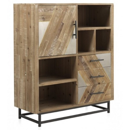 APARADOR 3 PUERTAS 3 CAJONES MODELO DISSET MADERA DE ACACIA 160x105