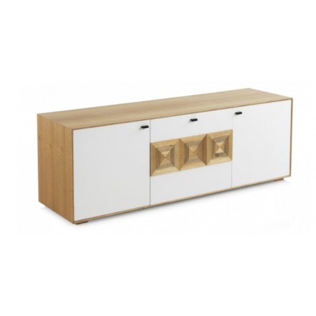 Composicion ARGOTES en color sable / blanco de 290,2 x 190,5 x 39,9 cm