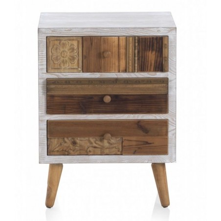 APARADOR 3 PUERTAS 3 CAJONES MODELO DISSET MADERA DE ACACIA 160x105