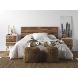 CABECERO MADERA DE ABETO RECUPERADA MODELO LISBOA 110X60
