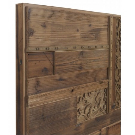 CABECERO MADERA DE ABETO RECUPERADA MODELO LISBOA 110X60