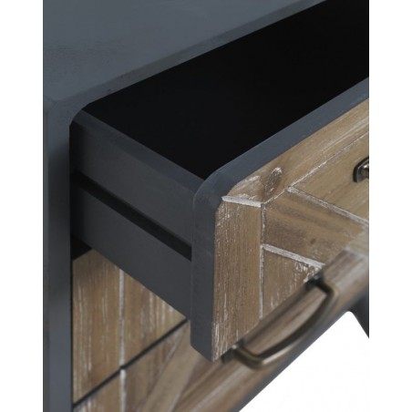 MESITA 3 CAJONES  MADERA DE ABETO MODELO BUDAPES  40X35X67