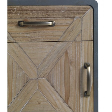 MESITA 3 CAJONES  MADERA DE ABETO MODELO BUDAPES  40X35X67