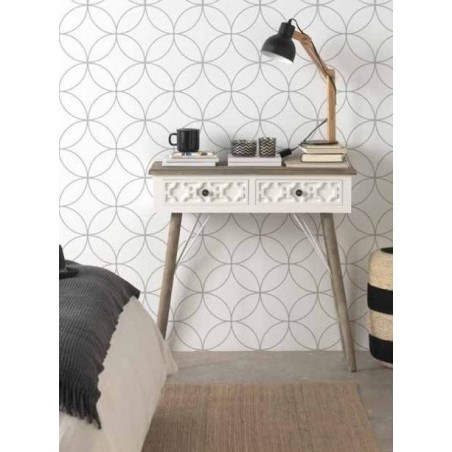 MESITA 3 CAJONES  MADERA DE ABETO MODELO BUDAPES  40X35X67